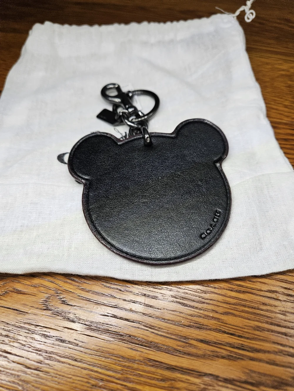 Coach Fuzz Face Bag Charm - Picture 4 of 5